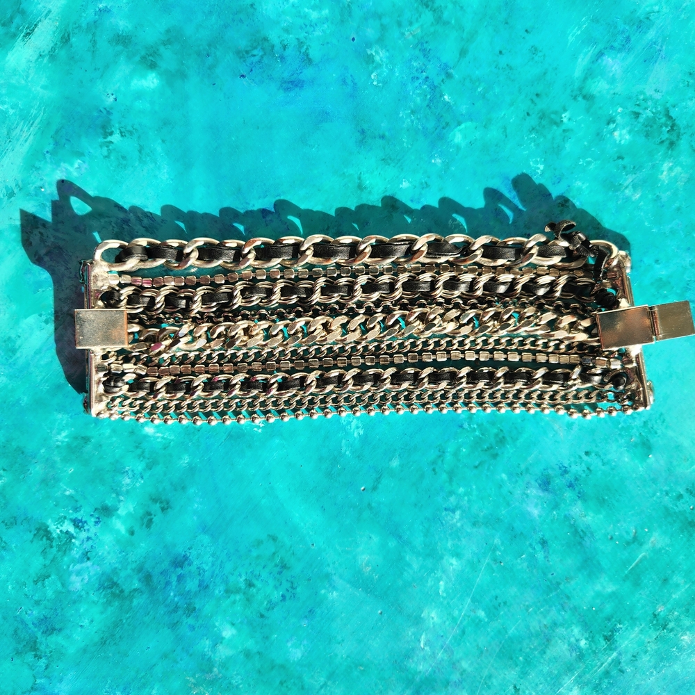 Chic Silver Multi-Strand Bracelet - image 2